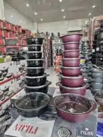 سرویس قابلمه 15 پارچه طرح چدن فیلون - Image 2