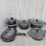 سرویس قابلمه 12 پارچه چدن گرانیت دالغا - Image 5